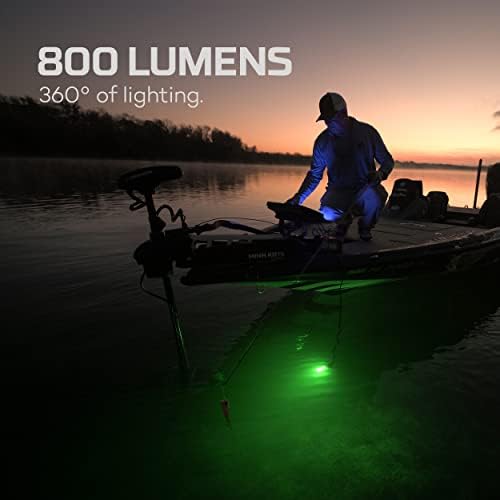 NEBO Dalgıç LED su altı balıkçılığı ışığı ve rıhtım ışığı; IPX8 Su Geçirmez; Crappie için Gece balıkçılığı ışığı
