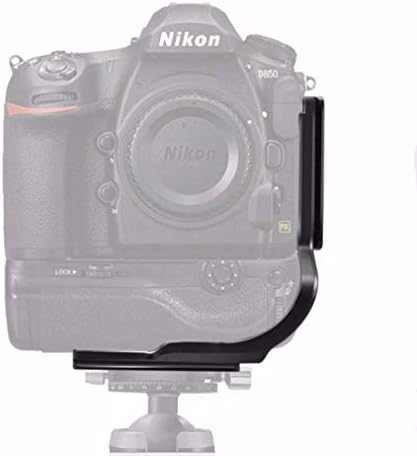 SoonTon L Braketi Kamera Pil Hızlı Yayın QR Plaka tutamak Nikon D850 pil yuvası Arca / RRS Uyumlu