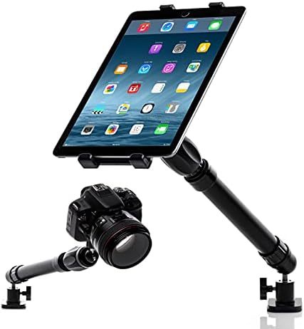 ZMC Endüstriyel Cihaz Standı ile Kelepçe Tabanı / Tripod adaptörü / Evrensel Braketi Dağı iPad'ler, Tabletler, Kameralar ve Mikrofonlar
