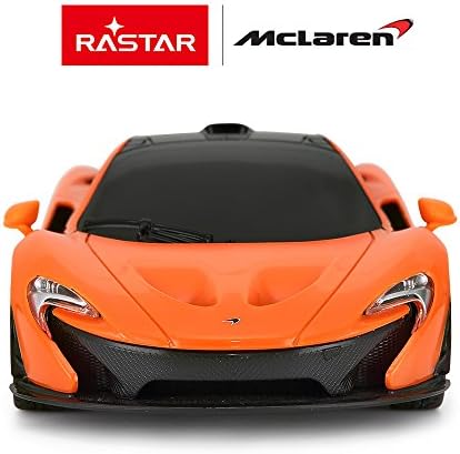 RASTAR RC Araba/1: 24 Ölçekli McLaren P1 Uzaktan Kumandalı Oyuncak Araba, Çocuklar için R / C Model Araç – Turuncu