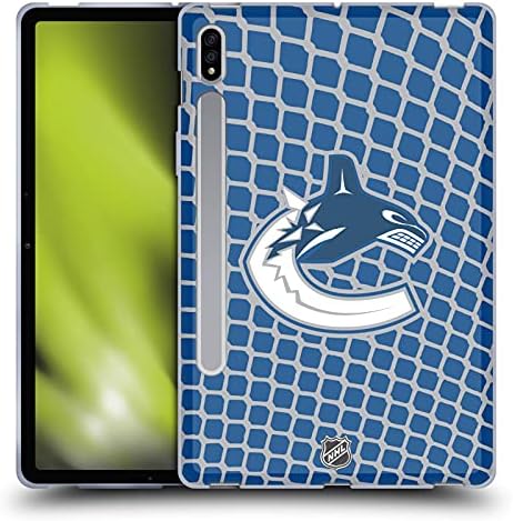 Kafa Durumda Tasarımları Resmi Lisanslı NHL Net Desen Vancouver Canucks Yumuşak Jel Kılıf Samsung Galaxy Tab ile Uyumlu S7 5G