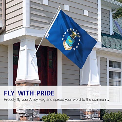 ANLEY Fly Breeze 3x5 Ayak ABD Hava Kuvvetleri Bayrağı-Canlı Renk ve Solmaya Dayanıklı-Tuval Başlığı ve Çift Dikişli-Pirinç Grommetli