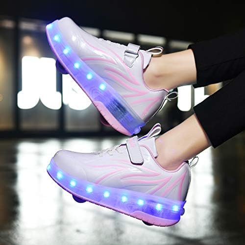Ufatansy Rulo Ayakkabı Kızlar için Paten Ayakkabı USB Şarj Ayakkabı Çocuklar için Paten Erkek Spor Ayakkabı Hediyeler…
