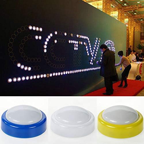 KASCLİNO Kablosuz LED pak ışığı, pilli led gece lambası Düğme Tipi Dokunmatik Lamba Yapışkanlı DIY Mini ışık için uygun dolap Dolap