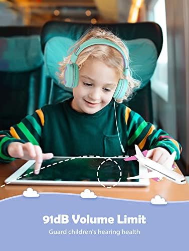 KLYLOP Çocuk Mikrofonlu Kulaklıklar + Mikrofonlu USB Kulaklıklar