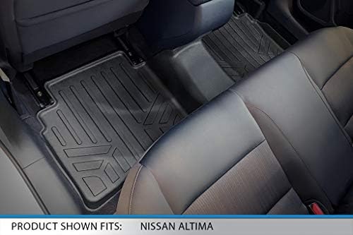 SMARTLİNER Özel Fit Paspaslar 2 Satır Astar Seti Siyah ile Uyumlu 2019-2023 Nissan Altima