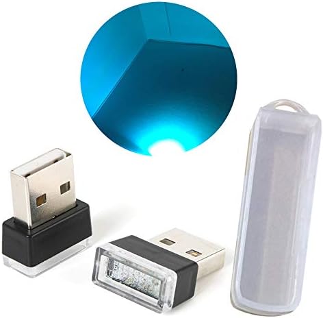 CHIYOU Araba Mini USB LED Araç İç Ortam Aydınlatma dekorasyon gece lambası USB Şarj ile Tüm arabalar için Araç SUV kamyon Otomotiv