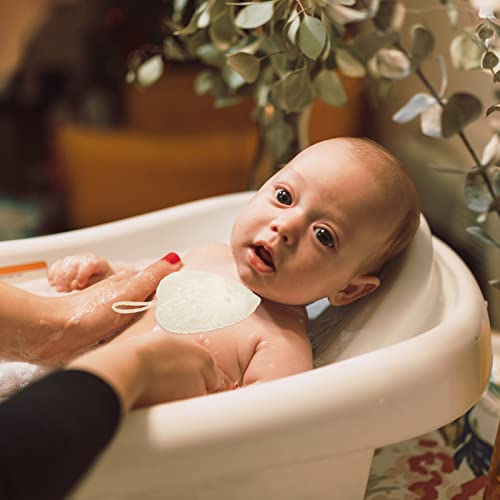 Bebek Banyo Eldiveni Lif Kabağı Sünger: Yumuşak Banyo Eldivenleri Vücut Ovma Havlusu Yürümeye Başlayan Yeni Duş Lif Aşk Kalp Şekli