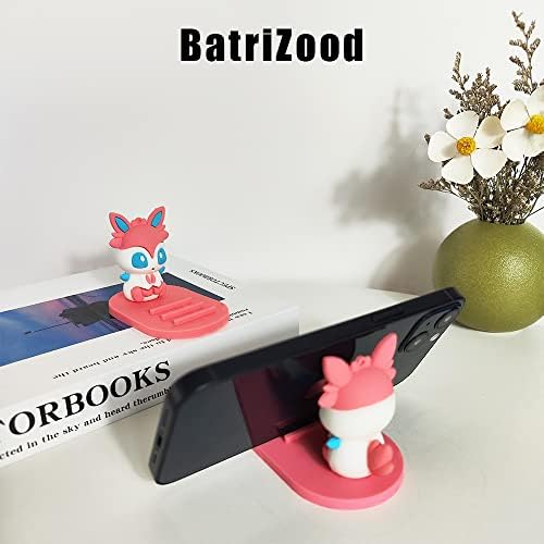 BatriZood 3 ADET Cep Canavar telefon standı Eevee Ayarlanabilir cep telefon tutucu Anime Hayranları için
