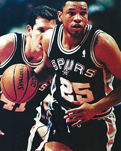Doc Rivers imzalı San Antonio Spurs 8x10 fotoğraf imzalı-İmzalı NBA Fotoğrafları