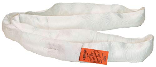 Stren-Flex ERS6-03 Polyester Sonsuz Yuvarlak Askı, 16800 lbs Dikey Kapasite, 3 ' Uzunluk, Beyaz