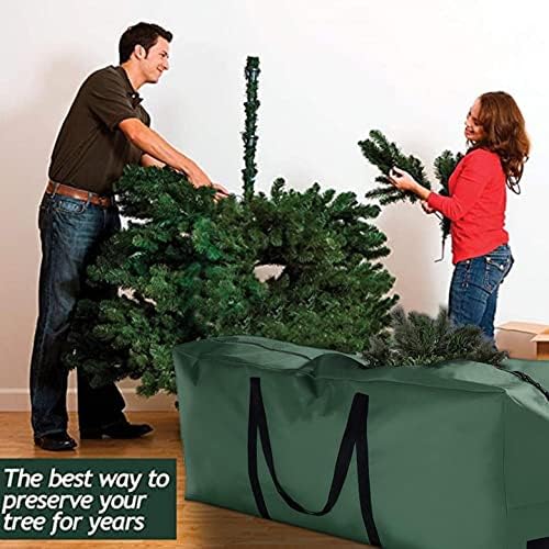 48in / 69in noel ağacı saklama torbaları, noel ağacı depolama su geçirmez konteyner noel ağacı çantası noel ağacı çantası su geçirmez