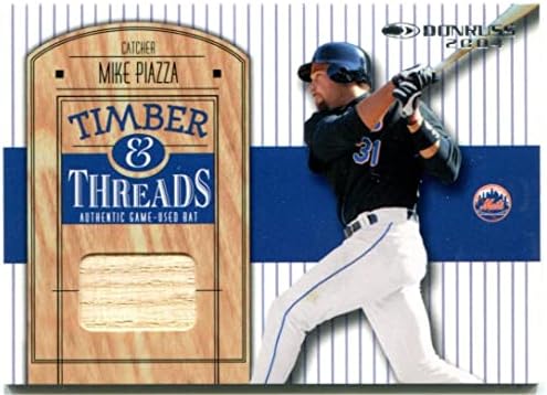 Mike Piazza Kereste ve İplikler Otantik Oyun Kullanılmış Yarasa 2004-MLB Oyunu Kullanılmış Yarasalar