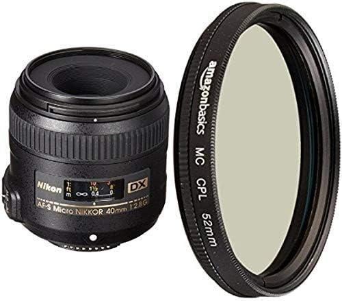 Nikon AF-S DX Micro-NIKKOR 40mm Dairesel Polarize Lensli Yakın Çekim Lensi - 52 mm