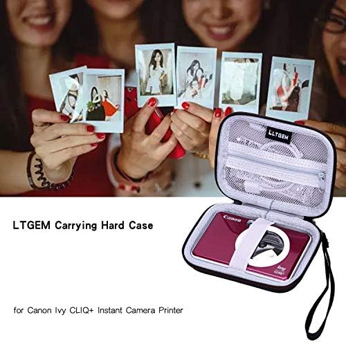 LTGEM EVA sert çanta Canon Ivy CLİQ 2 / CLİQ + / CLİQ + 2 Anında Kamera Yazıcı Seyahat Koruyucu Taşıma Çantası saklama çantası