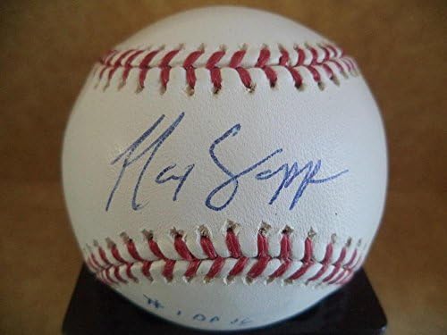 Max Sapp 1 Dp 2006 İmzalı İmzalı ML Beyzbol W/coa İmzalı Beyzbol Topları