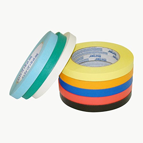 Shurtape CP-632 / LBLU0560 CP - 631 Renkli Maskeleme Bandı: 1/2 x 60 yd, Açık Mavi