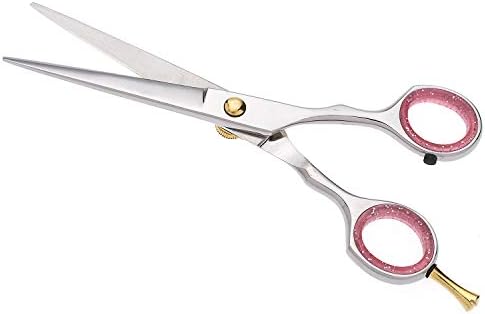 Tıraş bıçağı saç Kesme makası Profesyonel Berber Makası Stilist Makas Erkekler, Kadınlar için. Ayarlanabilir Gergi Vidası Yumuşak Uçlar,