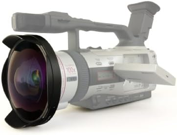 Opteka Titanyum Serisi 72mm 0.3 X HD Ultra Balıkgözü canon lensi XH A1S, G1S, XL1, XL1S, XL2, XL2E, XL H1, H1A, H1S, XH-A1, XF305,
