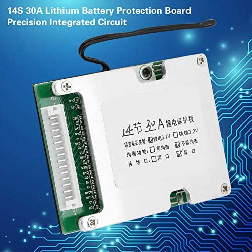 14S 30A Lityum Pil koruma levhası 3.7 V Li-İon Hücre BMS PCB kartı için Uygun 14 Serisi li - İon Hücre, destek Aşırı Şarj Koruması