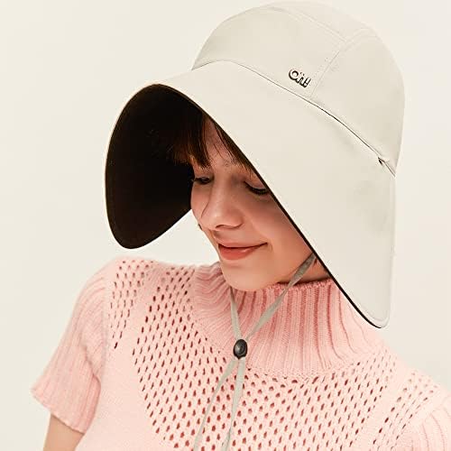 JXQXHCFS Yaz Kadın güneş şapkası UPF 1000 + Güneş Koruma Ayarlanabilir Katlanabilir Nefes Büyük Geniş Ağız Yumuşak güneş şapkaları