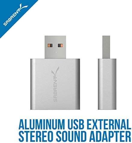 3 Port Alüminyum Mini USB 3.0 Hub [90°/180° Derece Dönebilen]+Windows ve Mac için USB Harici Stereo Ses Adaptörü. Tak ve Çalıştır Sürücüye