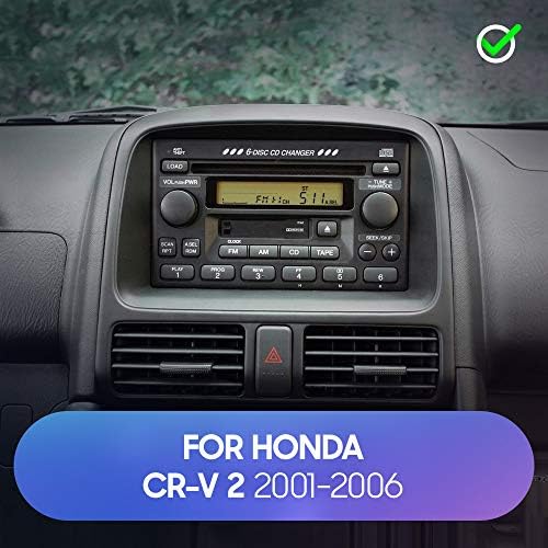 9 inç Araba Radyo Fasya Çerçeve Honda CR-V 2 2001-2006 DVD GPS Navi Player Paneli Dash Kiti Kurulum Stereo Çerçeve Trim Çerçeve