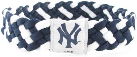 Littlearth New York Yankees MLB Örgülü Kafa Bandı 6 Örgü