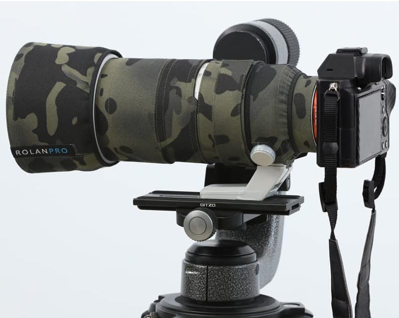 ROLANPRO Su Geçirmez lens kapağı Sony FE 70-200mm F/2.8 GM OSS II Lens Koruma Kılıfı-2 Koyu Siyah Su Geçirmez