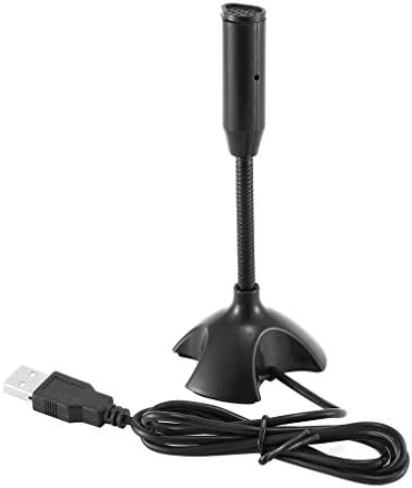 Takasei Arpa Adanmış USB Kapasitif Mini Mikrofon Standı PC Laptop Notebook için Kayıt Kablolu Cihaz.