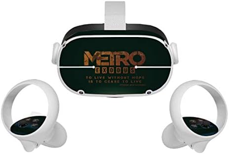 Amala NAİDU Kar Savaşı Video Oyunu Oculus Quest 2 VR Kulaklık ve Denetleyici Cilt, VR Kulaklık ve Denetleyici için Vinil çıkartma Kaplama,