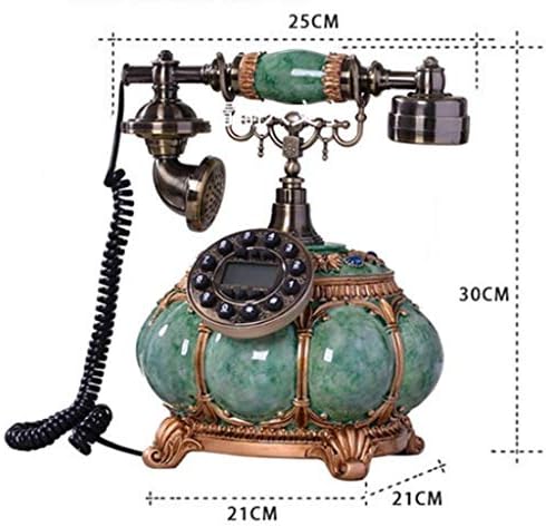 MXIAOXIA Retro Döner Telefon Antika Kablolu Telefon telefon süsü