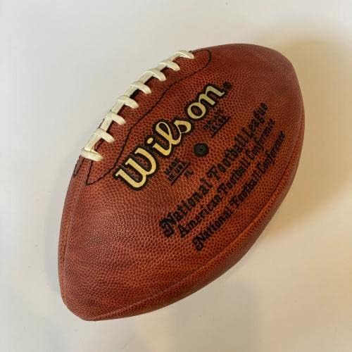 Güzel Walter Payton, Wilson NFL Maç Futbolunu JSA COA İmzalı Futbol Toplarıyla İmzaladı