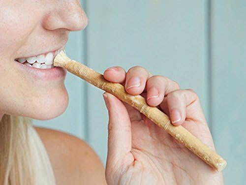 Miswak Club Doğal Diş Beyazlatma Kiti / Kimyasal İçermezken Daha Beyaz Dişler, Daha Taze Nefes için Doğal Diş Fırçası