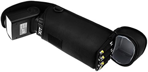 Xıt XTDF260N Elite Serisi Dijital SLR Otomatik Odaklama Güç Zoom E-TTL Flaş ile lcd ekran, sıçrama/Döner Nikon DSLR için (Siyah)