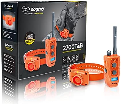Dogtra 2700 T & B 1-Köpek Uzaktan Eğitim ve Çağrı Cihazı Tasması-1 Mil Menzil, Tamamen Su Geçirmez, Şarj Edilebilir, Statik, Titreşim-PetsTEK