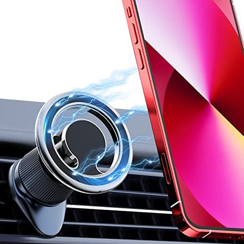 Telefon Tutucu Araba, Manyetik Hava Firar Araç Telefonu Dağı için Uyumlu MagSafe araç Tutucu iPhone【48 Güçlü Magnets】 360° Rotasyon