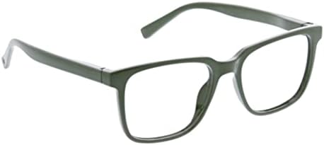 peepers tarafından peeperspecs unisex yetişkin Trek mavi ışık engelleme okuma gözlüğü, yeşil, 21.5 US