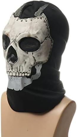 Yüzyıl Call of Duty Hayalet Maskesi Kafatası Tam Yüz Maskesi MW2 Cosplay Kostüm Maske Spor Cadılar Bayramı Cosplay