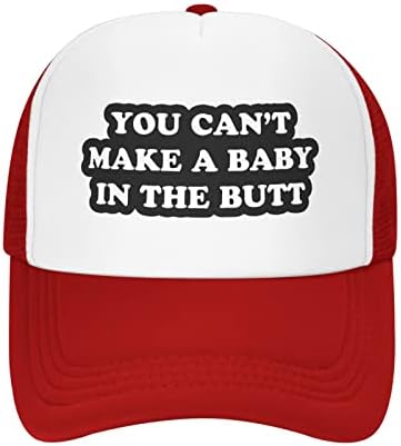 Yapamazsınız Bebek Popo Şapka Unisex Yetişkin kamyon şoförü şapkaları Ayarlanabilir Kap Yetişkinler için Klasik Balıkçılık Kapaklar
