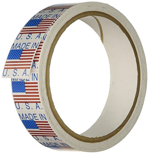 TapeCase Made in USA Etiketi - Paket başına 50 (1 Paket)