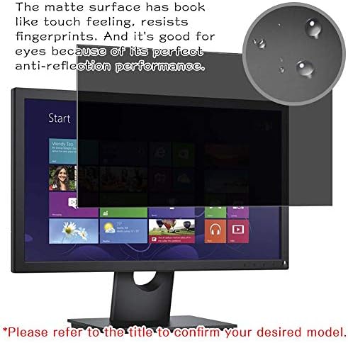 Synvy ekran koruyucu Koruyucu, HP Healthcare Edition HC241 / HC241p ile uyumlu 24 Ekran Monitör Casus Önleyici Film Koruyucuları [Temperli