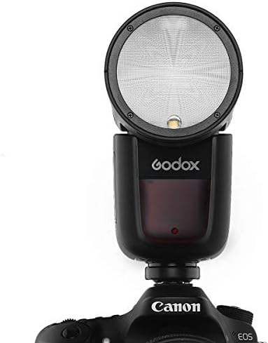 Godox V1-N yuvarlak kafa Speedlite Nikon için uyumlu, TTL Speedlight 2.4 G kablosuz sistem 1/8000 s yüksek hızlı senkronizasyon, 10