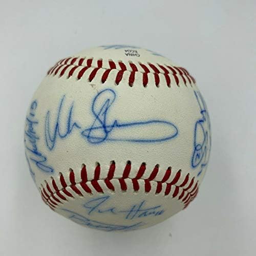 2008 Harrisburg Senatörleri Washington Nationals Takımı Küçük Lig Beyzbolu İmzaladı-İmzalı Beyzbol Topları