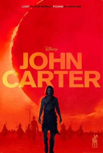 John Carter 2012 D/S Peşin Haddelenmiş Film Afişi 27x40