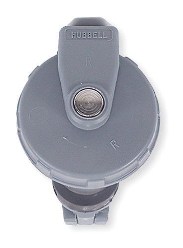 Hubbell HBL460C5W Pin ve Kovan IEC Konektörü, 3 Kutup, 4 Tel, 60 amp, 600 V, Su geçirmez
