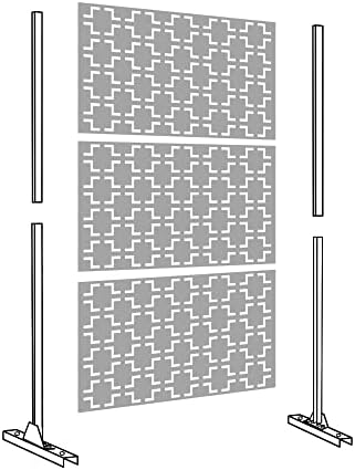 PexFıx Metal ekran koruyucu Panel Çerçeve Takımı-Kahverengi