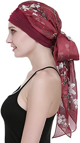 Kemo Şapkalar Headwrap eşarp kanser saç dökülmesi kadınlar için hediyeler Caps