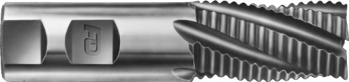 F & D Takım Şirketi 19291 Çoklu Flüt Tek Uçlu Düz Şaftlı Kaba Frezeler, Birinci Sınıf Kobalt Çeliği, Merkezsiz Kesim, 2 Değirmen Çapı,