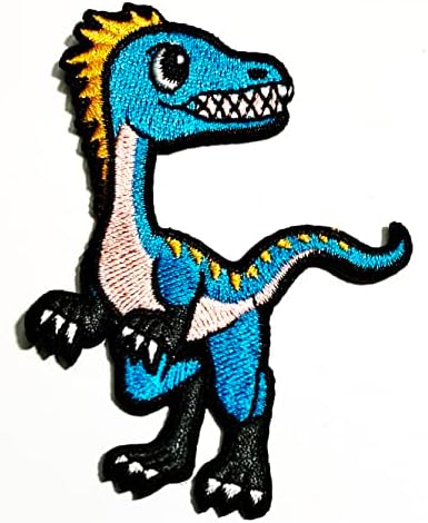 Kleenplus Dinozor Indominous Rex İşlemeli Demir on yama dikmek Kostüm Giydirin Kot Ceketler Şapkalar Sırt Çantaları Gömlek Moda Sanat